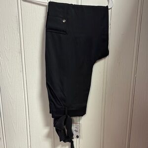 Express High Waisted Belted Black Pants